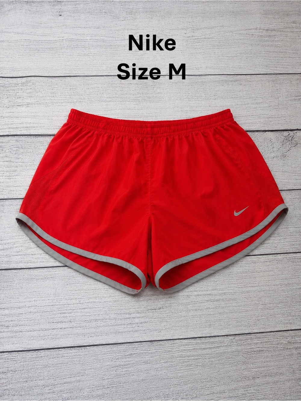 Nike Dri-FIT Running Shorts Women’s Size M Red Athletic Activewear